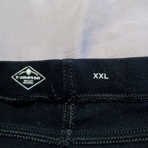 Skinny leggings black with back pockets